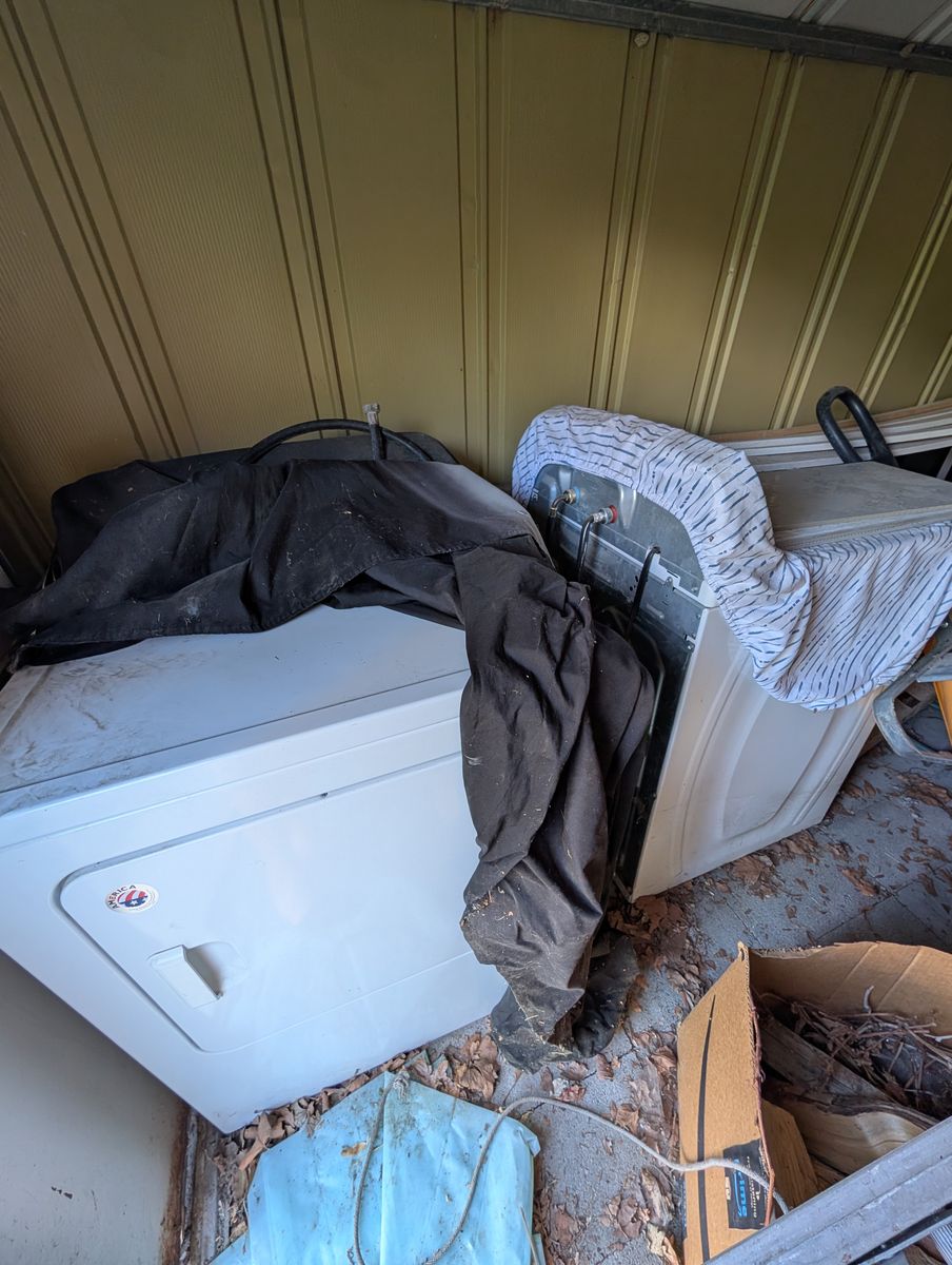 Electric Washer & Dryer Set — Top Load