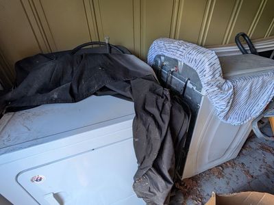 Electric Washer & Dryer Set — Top Load