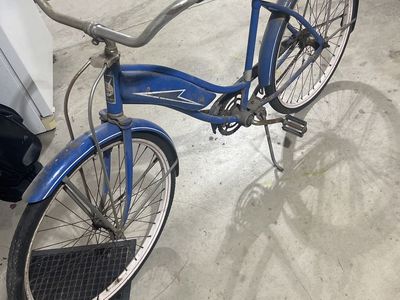 J.C. Higgins Vintage Cruiser Bicycle (Sears Roebuck Co.) - 1940s/50s Blue Classic Bike