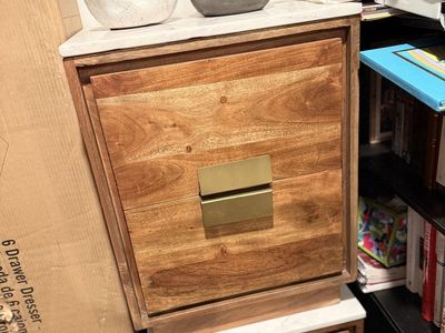 2 Marbel Top Night Stands -
