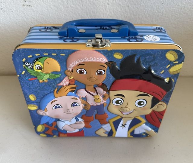 Children's Metal Lunch Box Pencil Box Jake and the Neverland Pirates