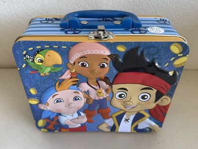 Children's Metal Lunch Box Pencil Box Jake and the Neverland Pirates