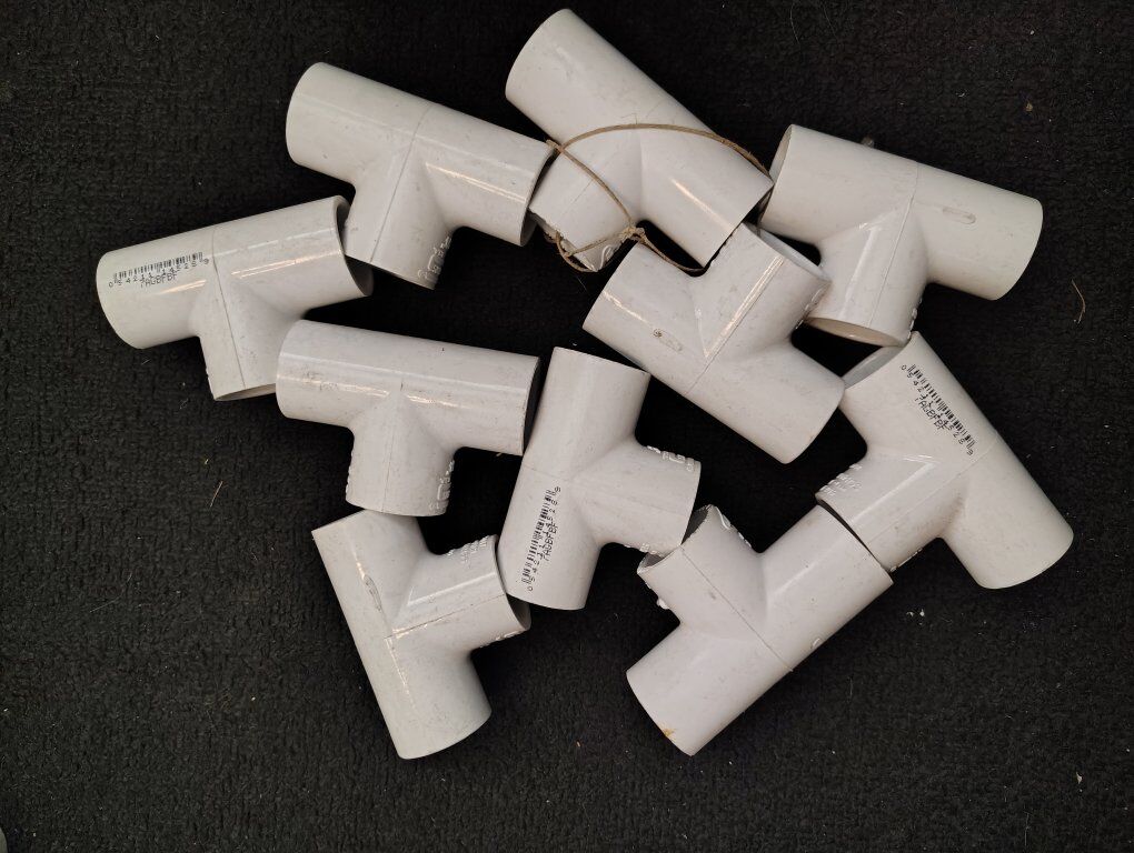 3/4" Tee PVC Schedule 40 - 10 Pieces Slip