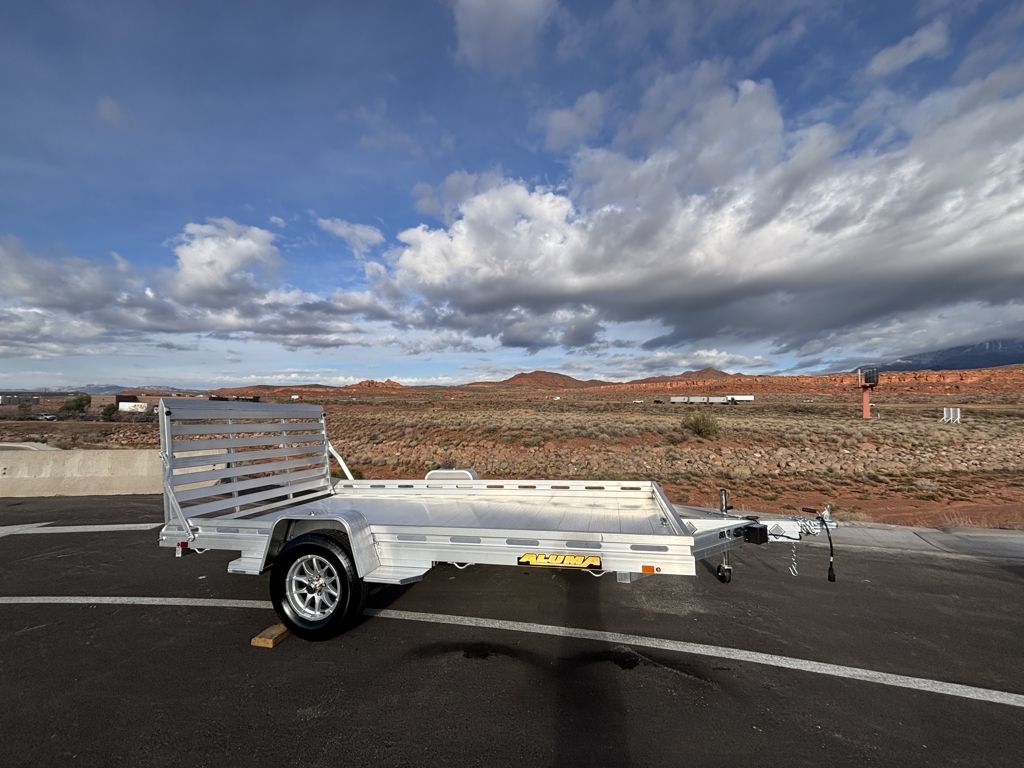 2026 Aluma 7x12 4.2K 8012 Aluminum Single Axle Utility Trailer