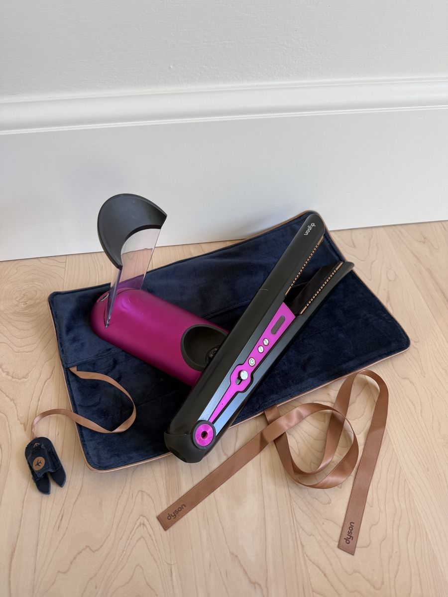 Dyson Corrale Cordless Hair Straightener – Fuchsia/Nickel w/ Charger & Travel Case