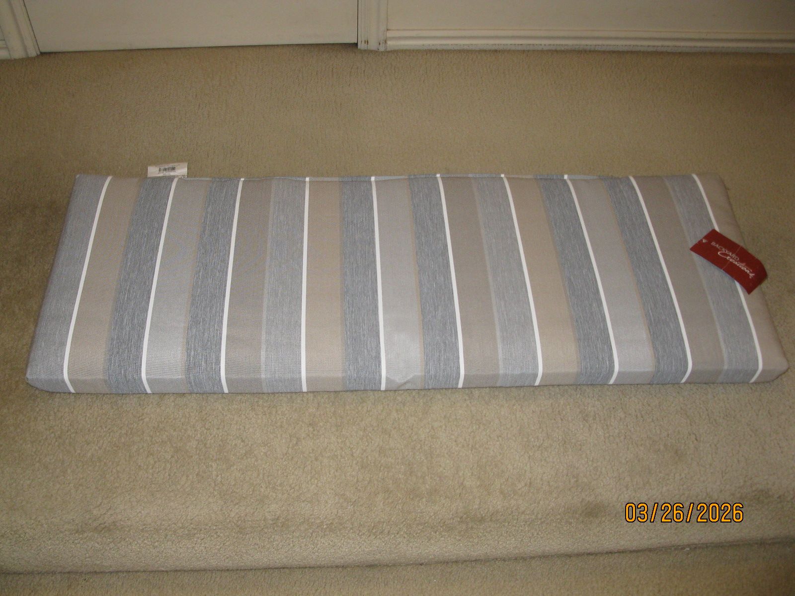 NEW ! Patio Bench Cushions