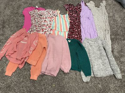 Girls Size 10-12 Clothing Lot - Cat & Jack, Old Navy, Levi's, Gymboree - 33 Pieces