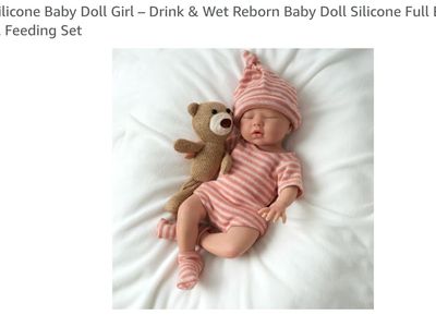 NEW LIFELIKE SILICONE BABY DOLL