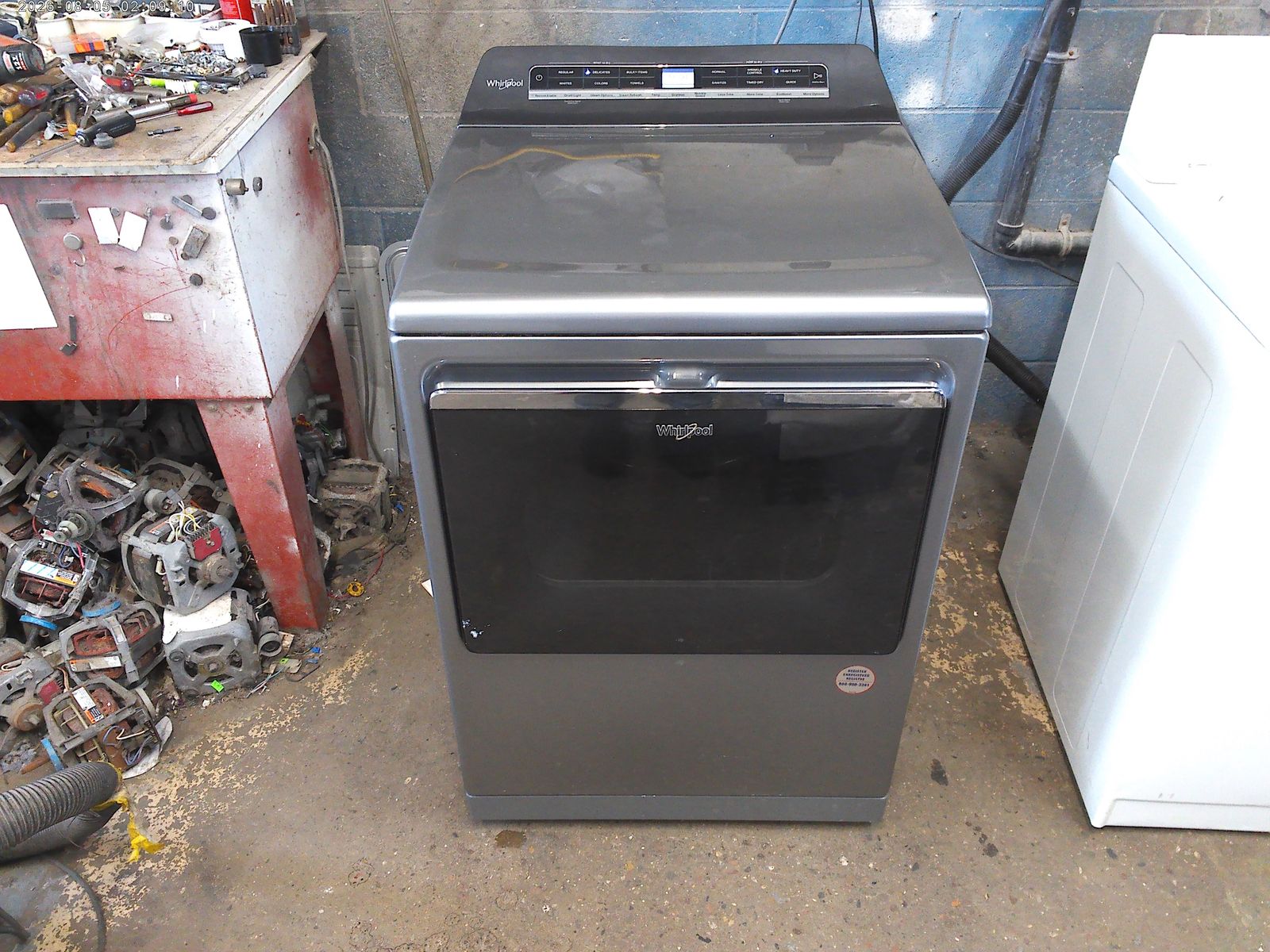 Whirlpool front load electric dryer