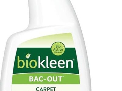2 Biokleen Bac-Out Carpet Stain + Odor Remover Lime Essence - 2x 32oz Bottles