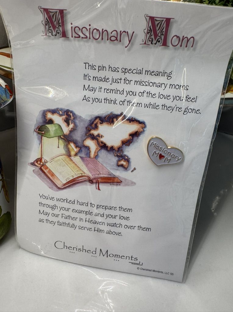 Missionary Mom Pin 2005-LDS Mission