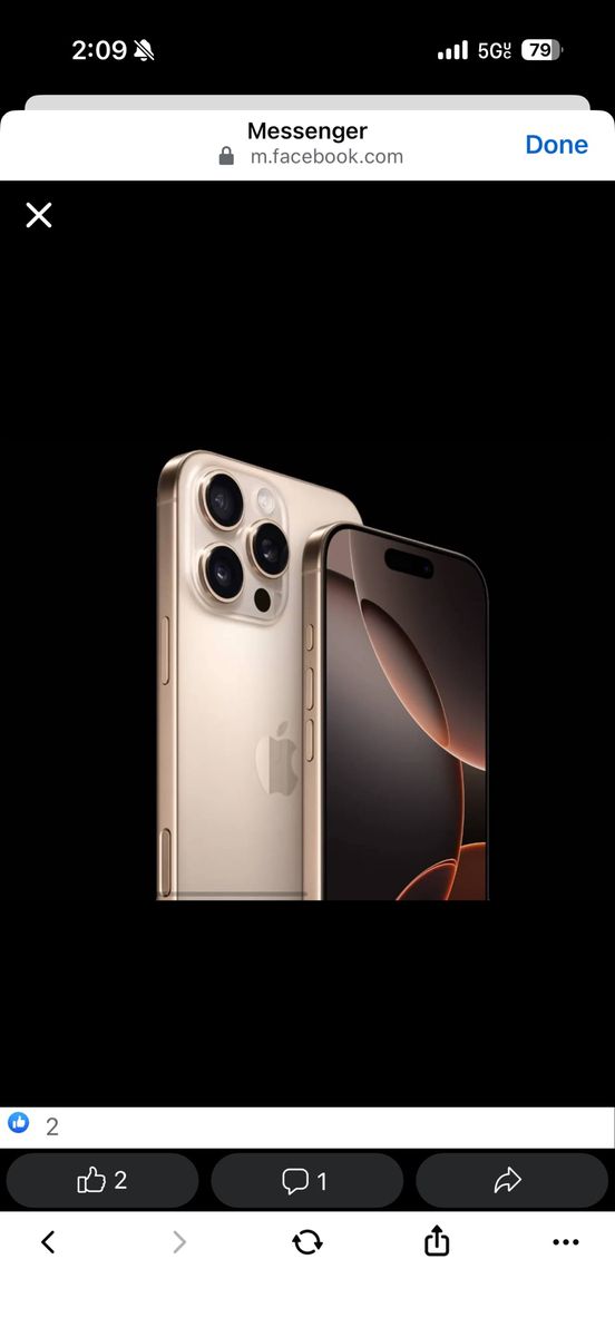 iPhone 16 Pro Max 256gb - Unlocked-Desert Titanium