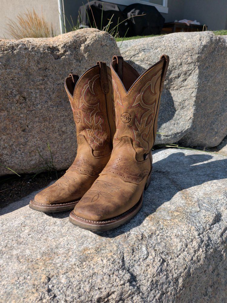 Double H square toe boots