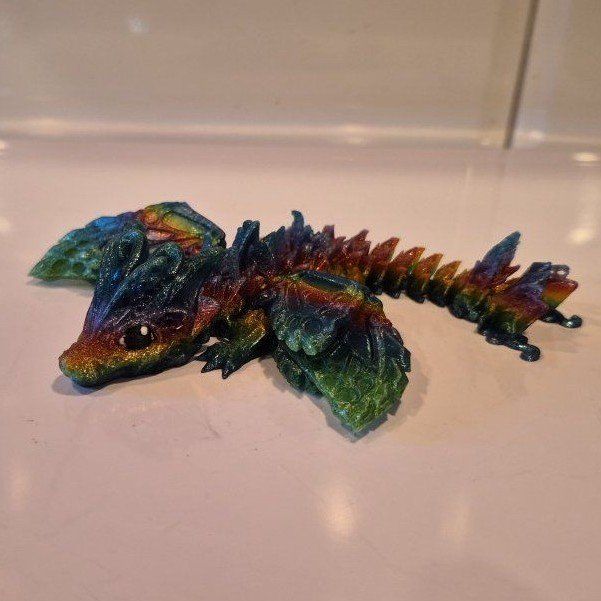 Dragon Fidget Toy 3D Printed