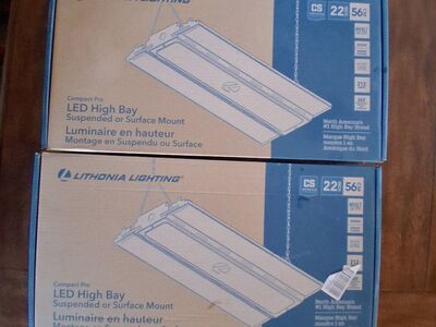 2 Top shelf LED lighting bays