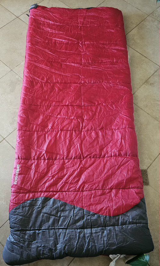 Sleeping Bag Swiss Gear 77"×33" Adult Size 25°