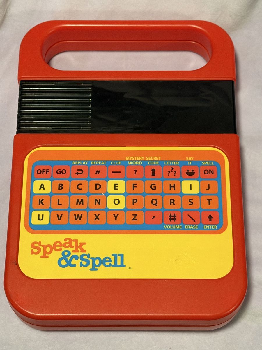 Texas Instruments Speak & Spell Educational Electronic Learning *Works!!