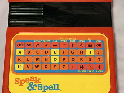 Texas Instruments Speak & Spell Educational Electronic Learning *Works!!