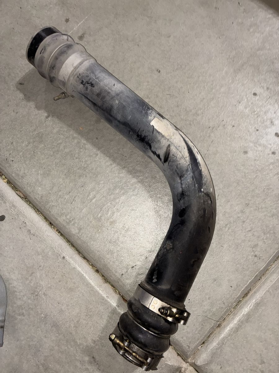 06 Cummins cold side pipe