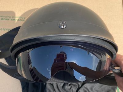 Street & Steel Oakland Matte Black Half Helmet - Size Medium