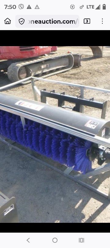 JCT HYDRAULIC ANGLE SKID STEER BROOM