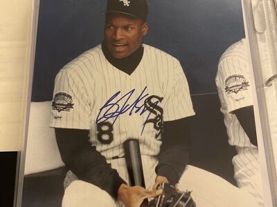 Bo Jackson Autograp 8x10 Hand Signed Auto Baseball