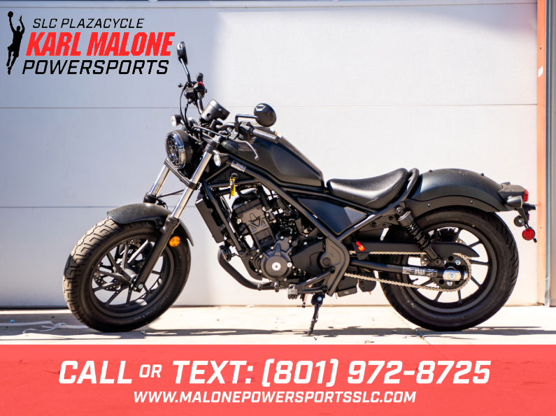 2026 Honda Rebel 300 E-Clutch Matte Black Metallic