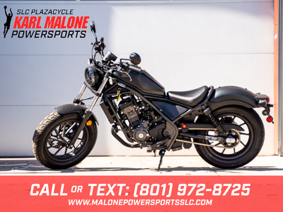 2026 Honda Rebel 300 E-Clutch Matte Black Metallic