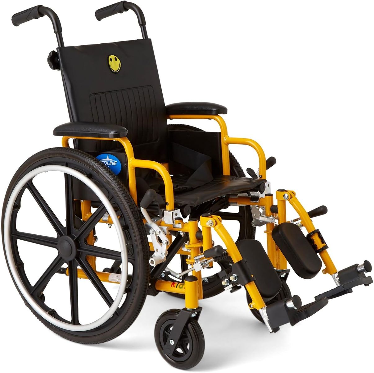 NEW Medline Pediatric Wheelchair for Children - Promoting Comfort and Mobility, 14”W x 12”D Seat