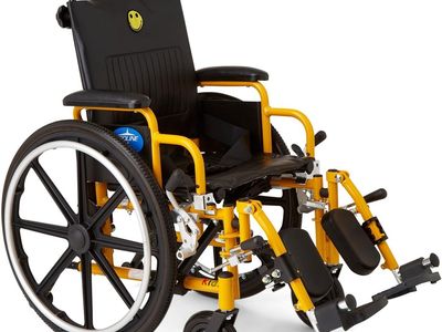 NEW Medline Pediatric Wheelchair for Children - Promoting Comfort and Mobility, 14”W x 12”D Seat