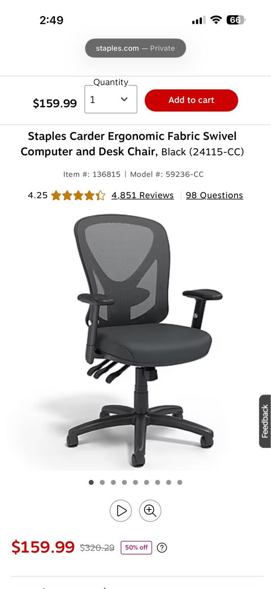 Computer Desk Office Chair
