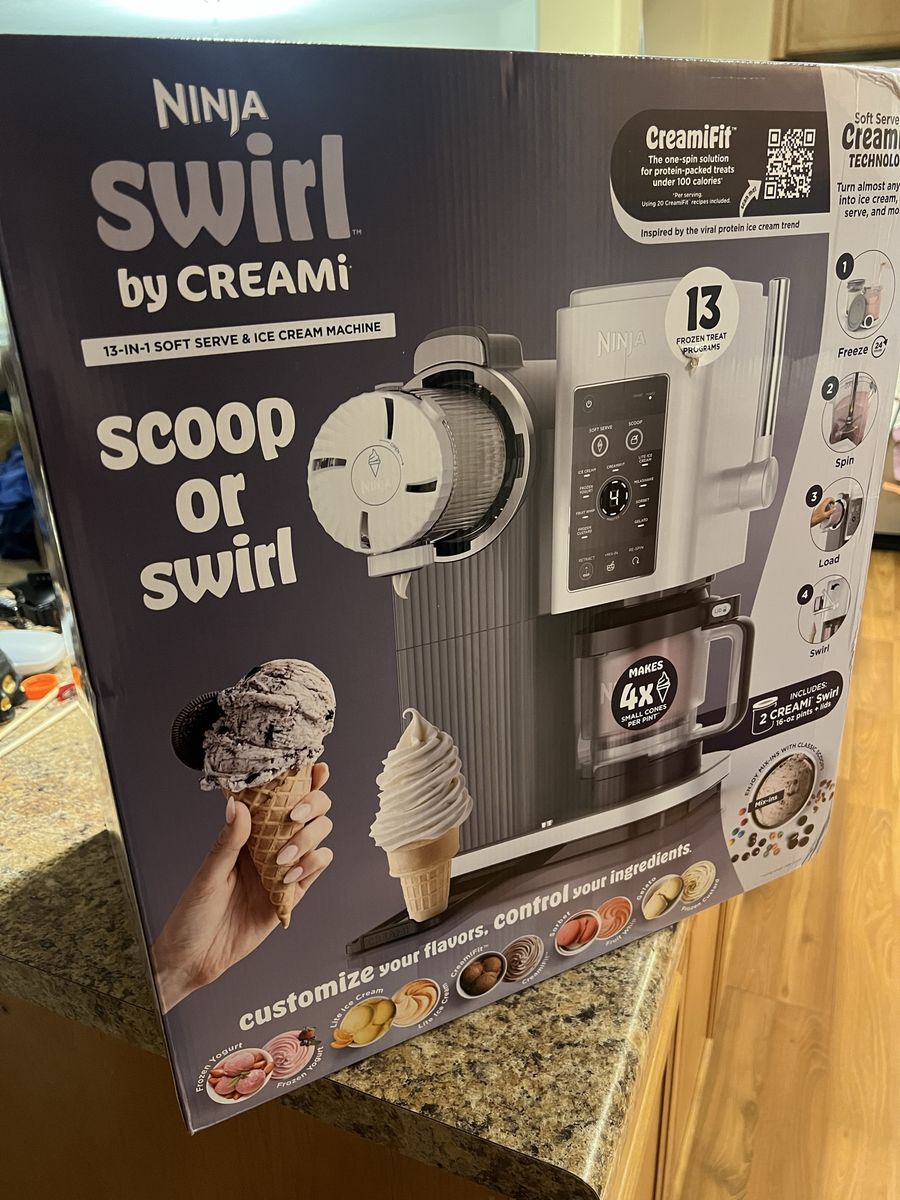 Ninja CREAMi Scoop & Swirl Ice Cream Maker