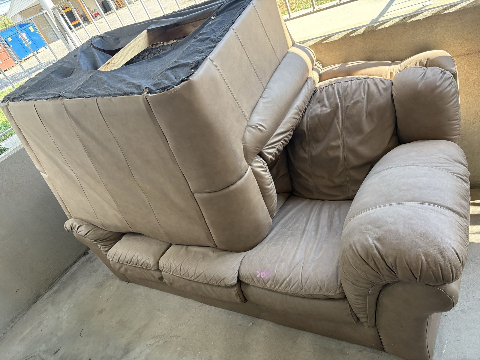 Free leather couch