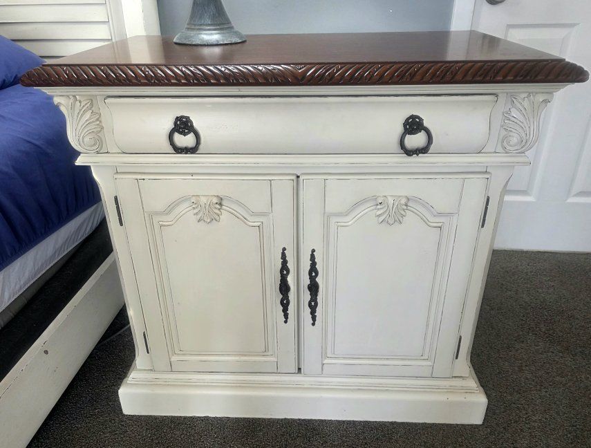 2 Farmhouse Nightstands - Dressers