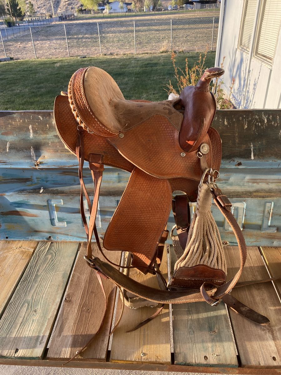 Three Western Saddles