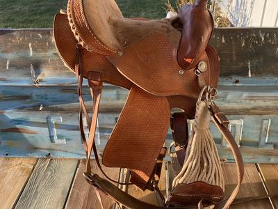 Three Western Saddles