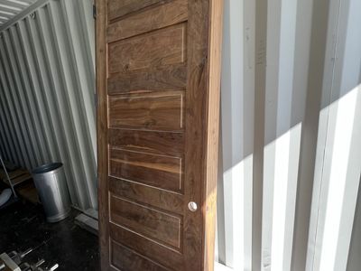 Custom Rustic Walnut 8' Interior Door