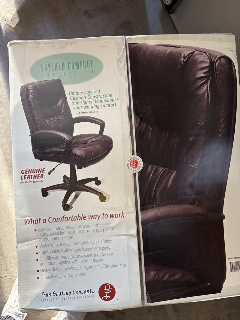 New Leather Office Chair