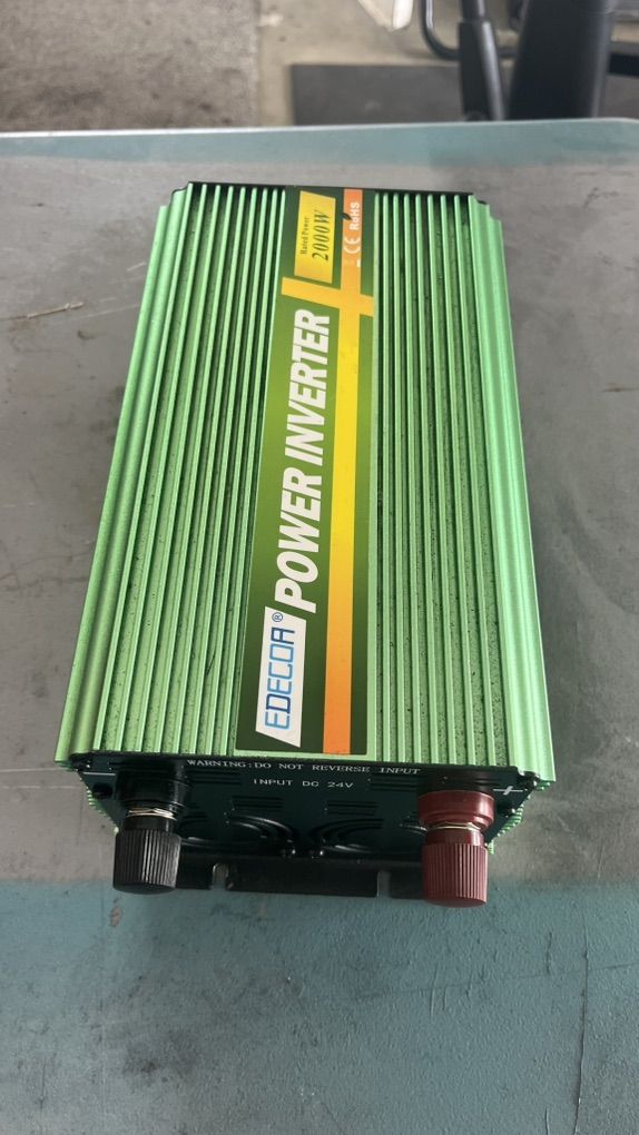 Power Inverter 24 Volt 2000 Watt