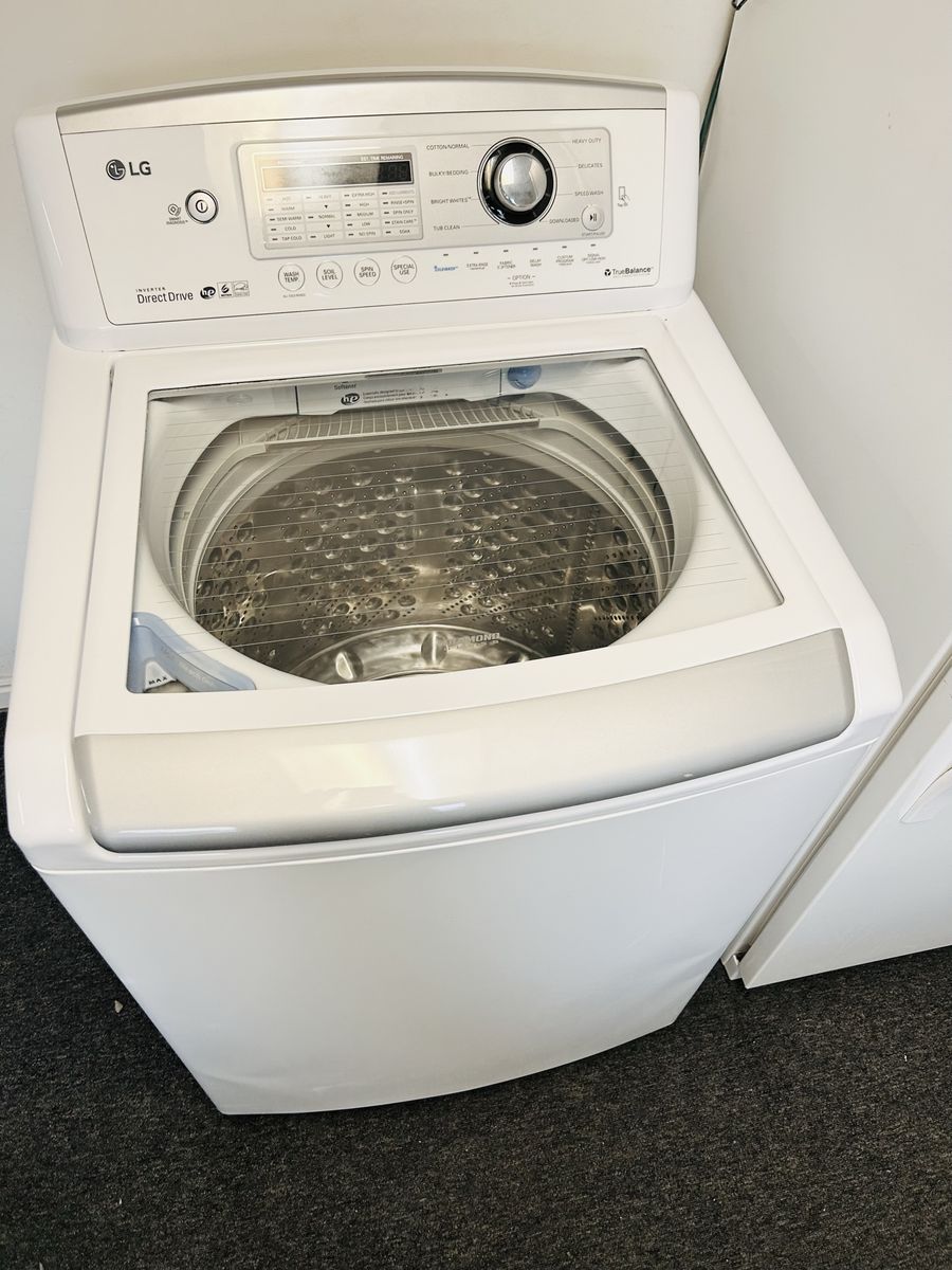 LG super capacity washing machine