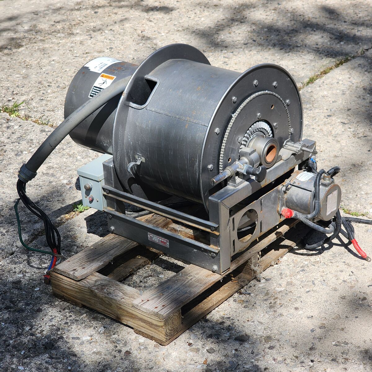 Hannay PM Motor Power Hydraulic Hose Reel EPCR 6624-25-26-20 P56SX - GOV Surplus