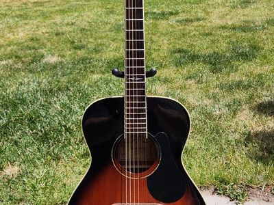 Alvarez Artist Series AF66SB Solid Mahogany Acoustic Guitar w/ Hard Case