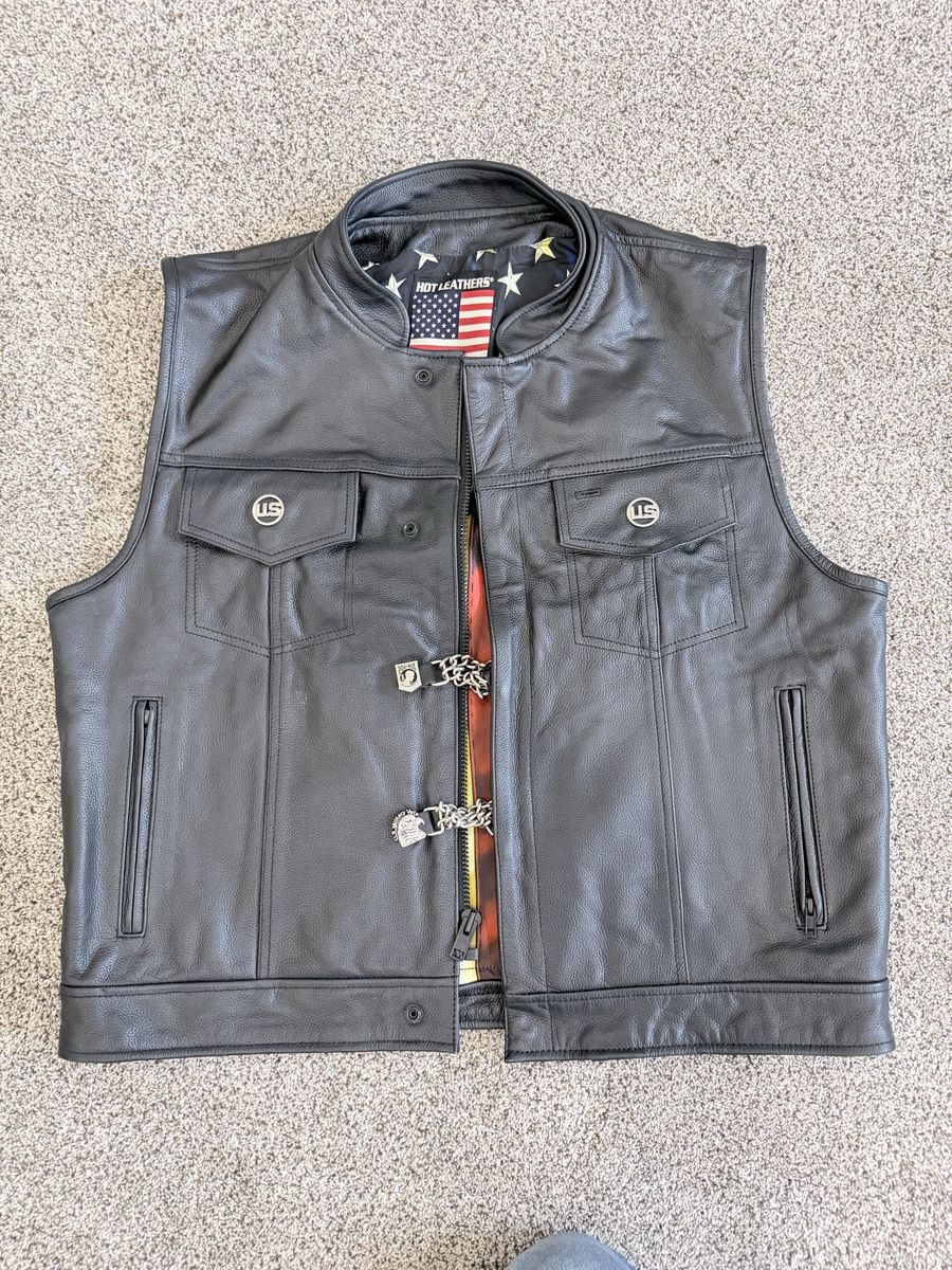Leather Vest XXL