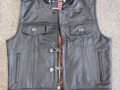 Leather Vest XXL