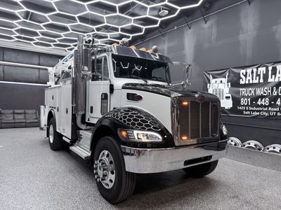 Peterbilt 337 Mechanics Truck Auto Crane