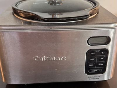 Cuisinart Programmable Slow Cooker - Stainless Steel, Digital Display