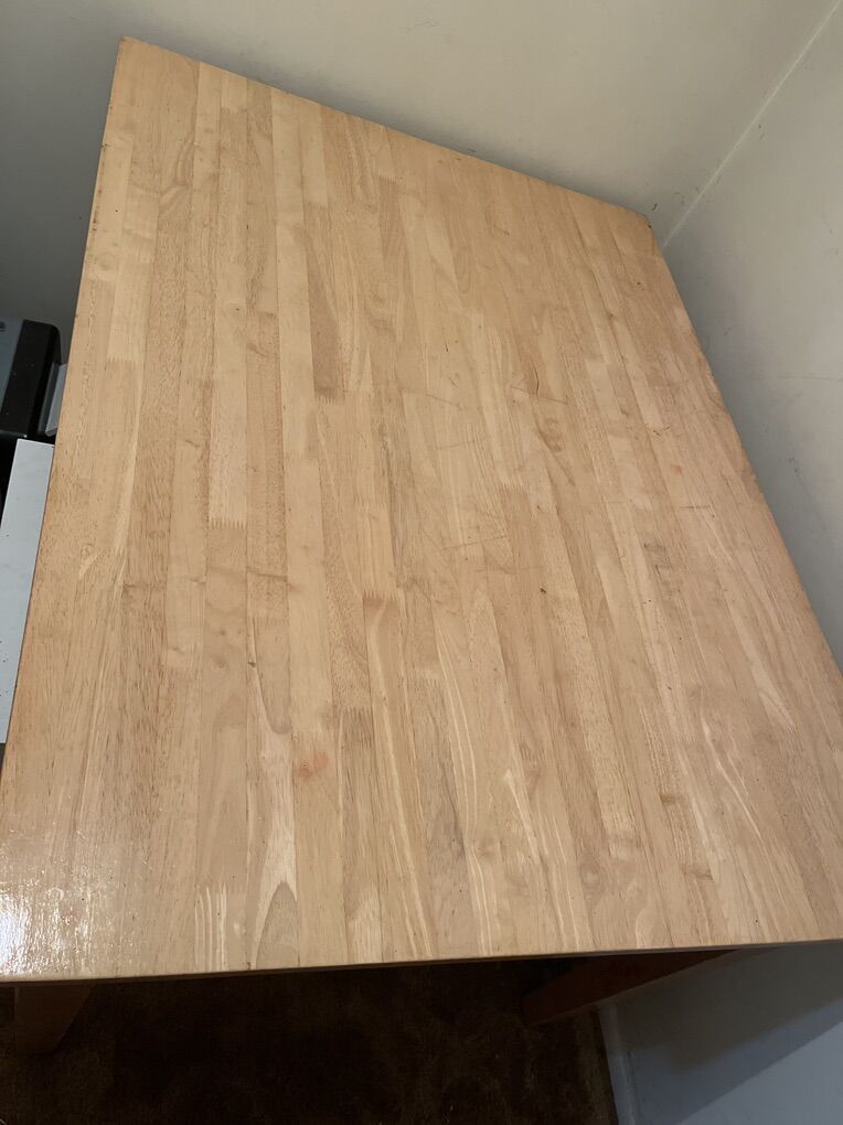 Solid Tall Kitchen Table