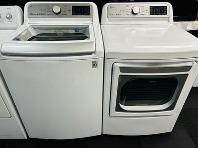 Lg Electric Top Load Set