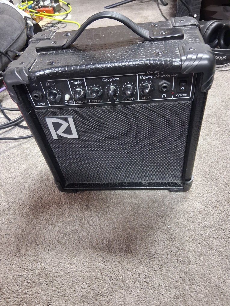 RJ 15 Watt Small Practice Amplifier Reverb!