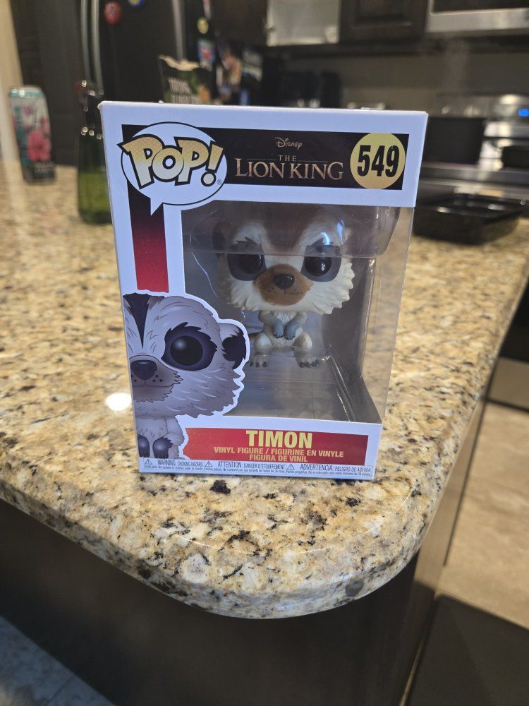 Funko Pop! Disney The Lion King Timon Vinyl Figure #549 Live Action